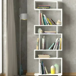 Libreria salvaspazio bianca 60x165h cm - Doralice
