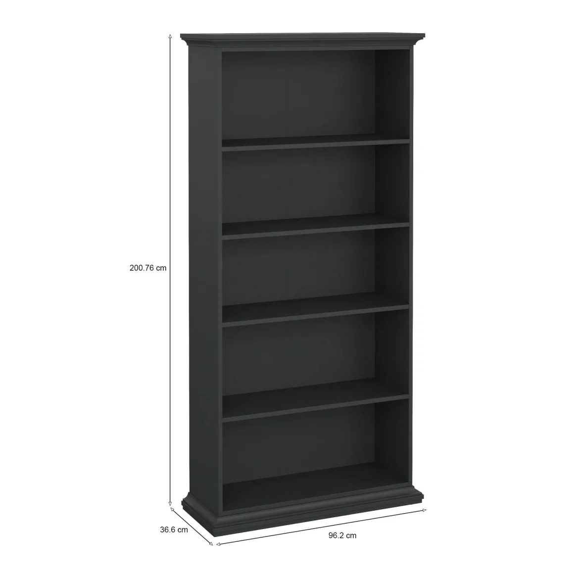 Libreria salvaspazio grigia 96x200h cm - Aragon