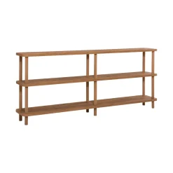 Libreria salvaspazio quercia 58x138h cm - Allium