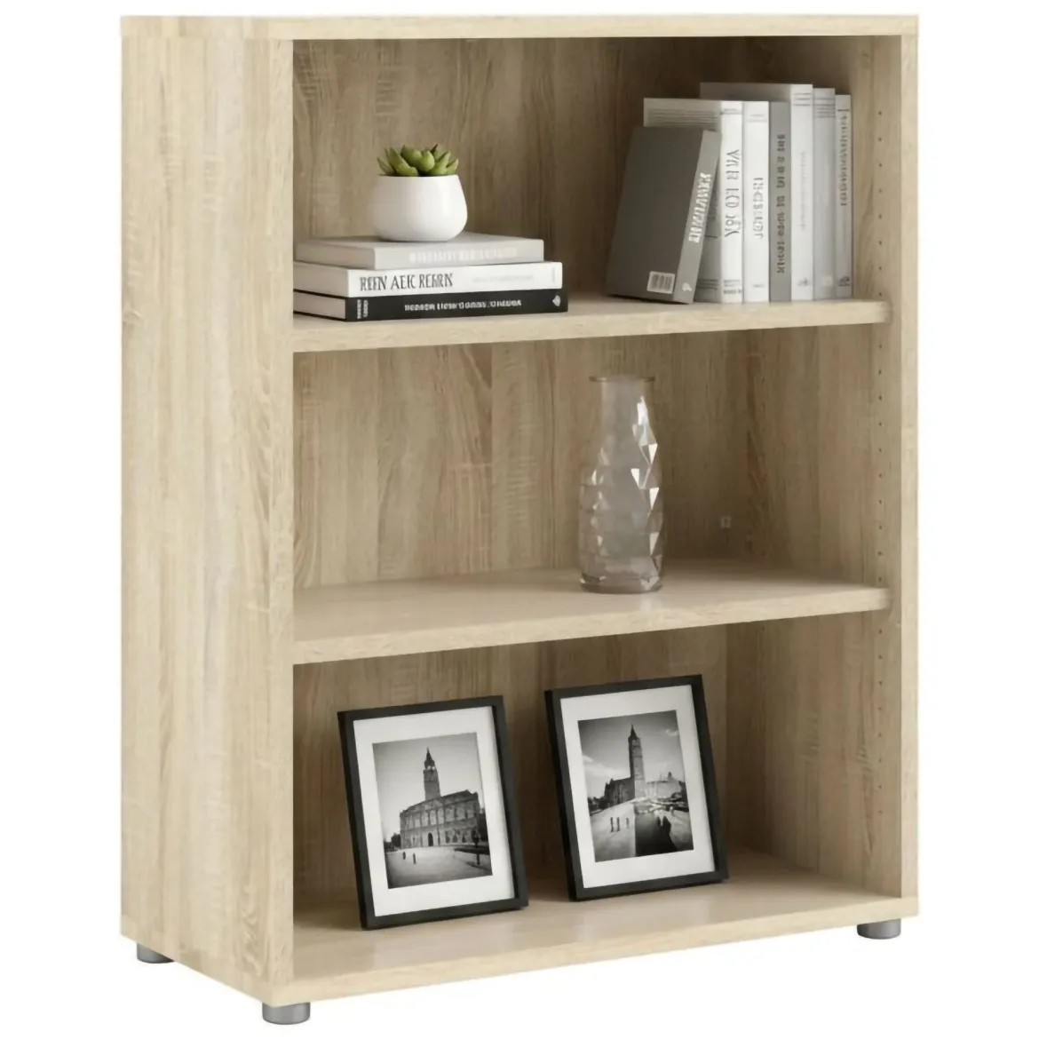 Libreria salvaspazio quercia 90x156h cm - Severa