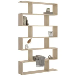 Libreria salvaspazio rovere e bianca 40x204h cm - Erevan