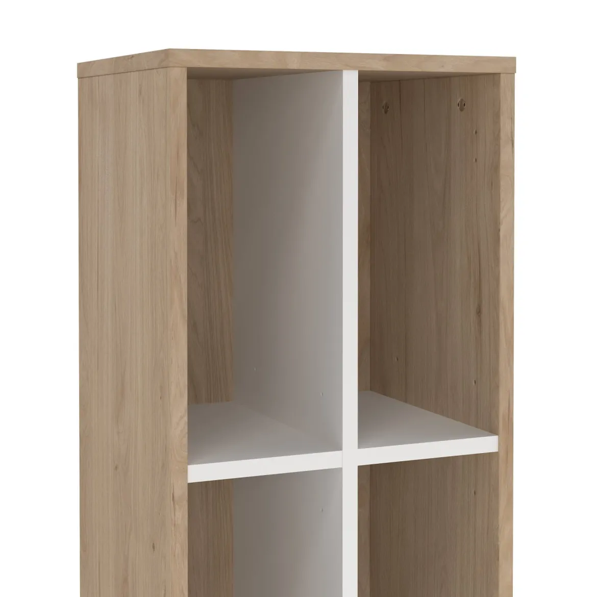 Libreria salvaspazio rovere e bianca 40x204h cm - Erevan