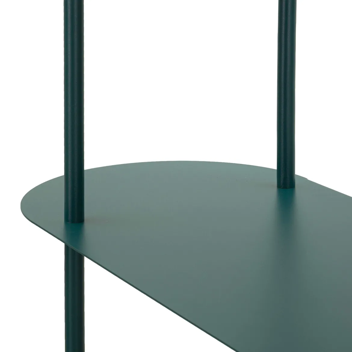 Libreria Verde Ottanio 5 Ripiani Installazione a Terra 11x40x132h cm, Utilizzabile Come Divisorio Locale - Gana