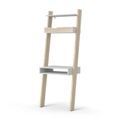 Libreria verticale bianca e quercia 65x180h cm - Aviv