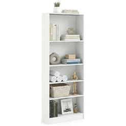 Libreria verticale bianca 79x203h cm - Abelarda