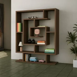 Libreria verticale marrone 124x149h cm - Sanvu