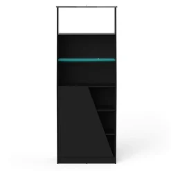 Libreria verticale nera 89x221h cm - Armon
