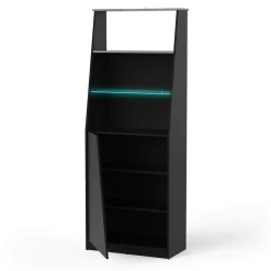 Libreria verticale nera 89x221h cm - Armon