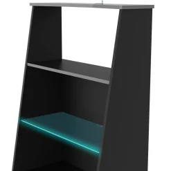 Libreria verticale nera 89x221h cm - Armon