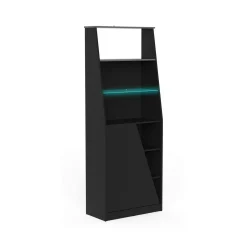 Libreria verticale nera 89x221h cm - Armon