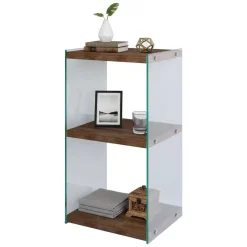 Libreria verticale noce 40x80h cm - Zenobie