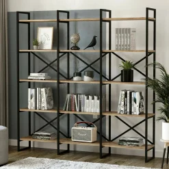 Libreria verticale quercia 170x175h cm - Gauro
