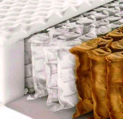 Materasso anti umidità piazza e mezza 120x200 in Memory Foam sfoderabile - Alona