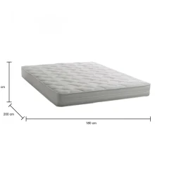 Materasso comfort aerato matrimoniale 180x200 in WaterFoam sfoderabile - Anguilla