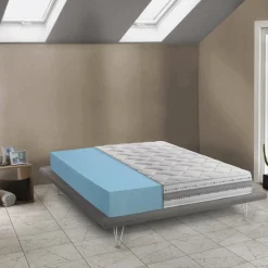 Materasso comfort bilanciato singolo 80x190 in Memory Foam sfoderabile - Anselmo