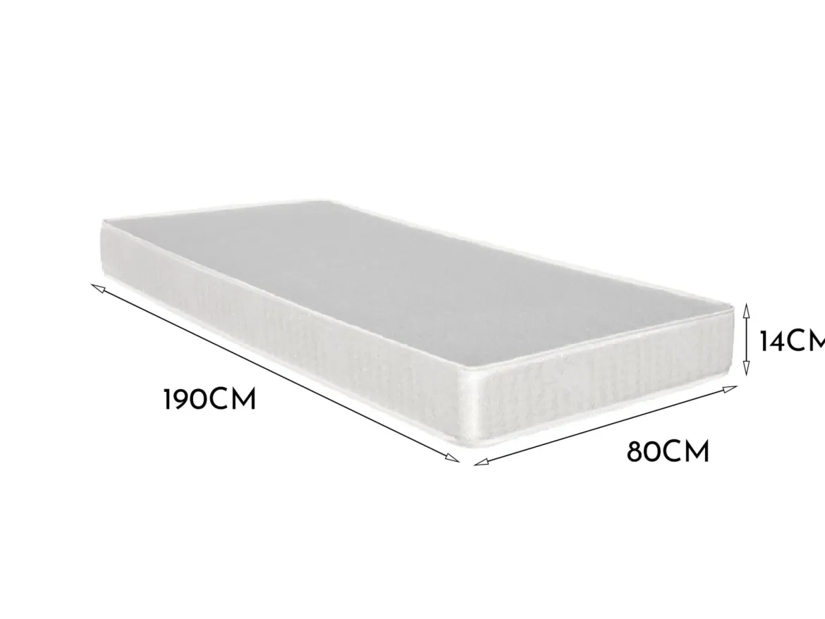Materasso comfort dinamico singolo 80x190 in Plastica - Tedalda