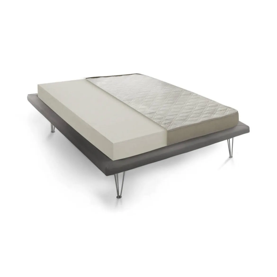 Materasso comfort flessibile matrimoniale 160x190 in Memory Foam sfoderabile - Marcella