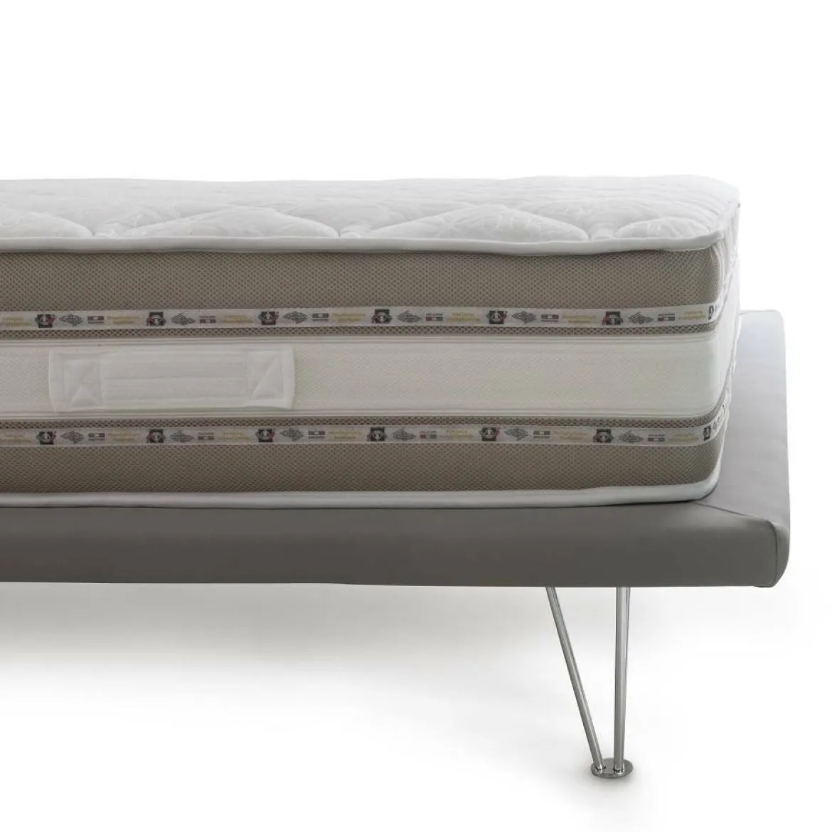 Materasso comfort uniforme prolungato singolo 90x190 in Memory Foam sfoderabile - Assi