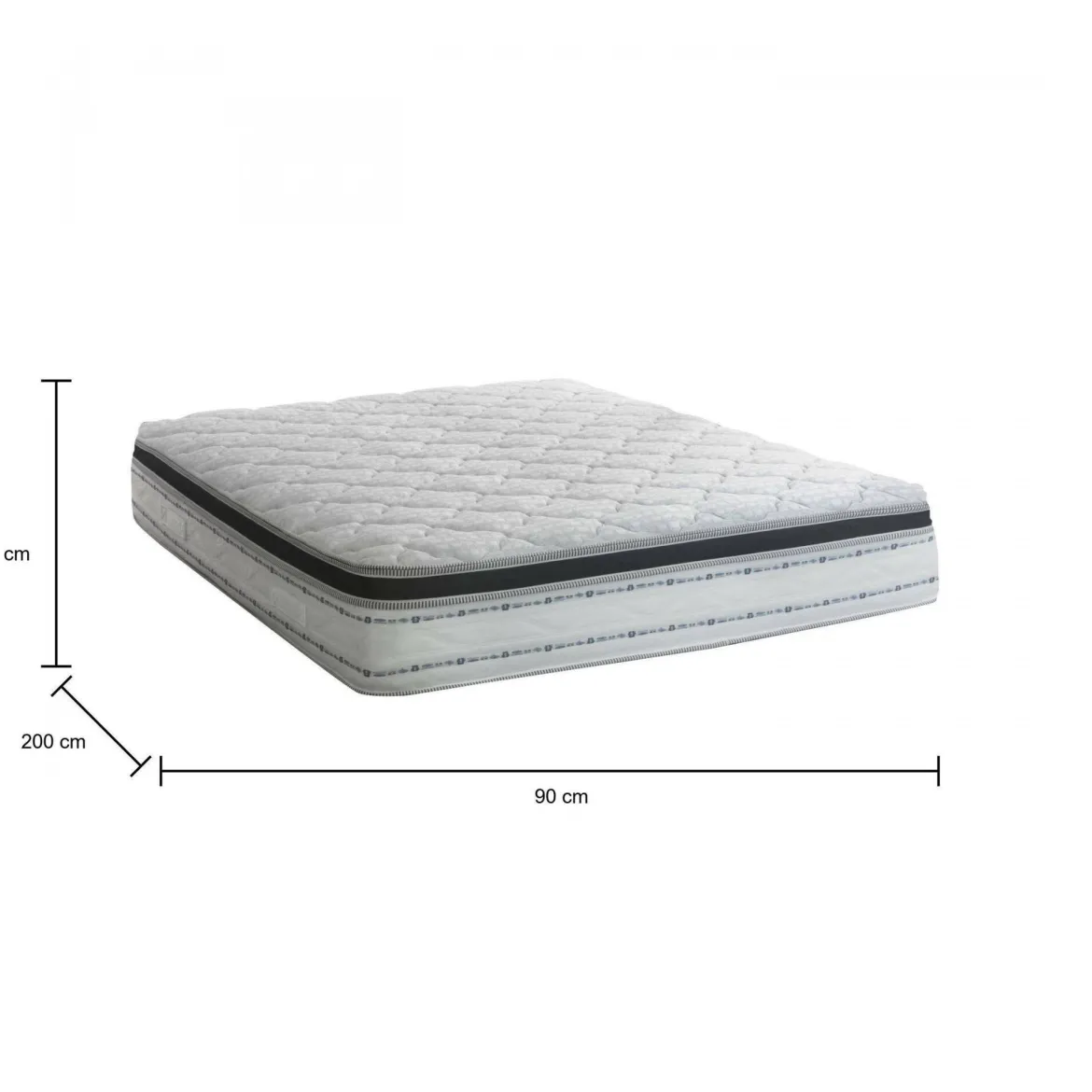 Materasso compatto singolo 90x200 in Memory Foam sfoderabile - Adrano