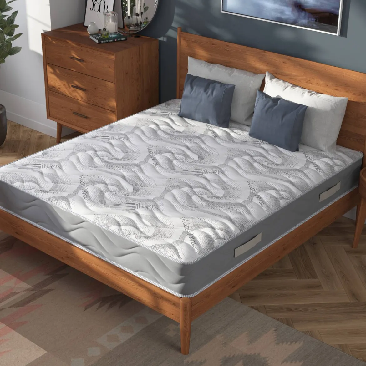 Materasso equilibrio duraturo alla francese 140x190 in Memory Foam - North