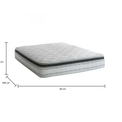 Materasso flessibile singolo 80x200 in Memory Foam sfoderabile - Adrano