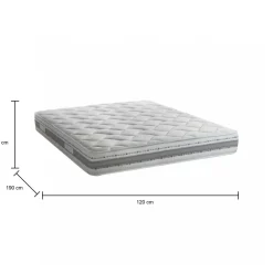 Materasso indeformabile piazza e mezza 120x190 in Memory Foam sfoderabile - Avanti