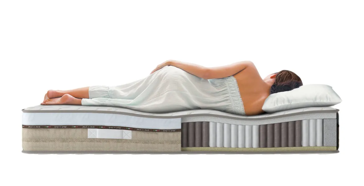 Materasso microcircolazione agevolata matrimoniale 160x200 in Memory Foam - Annus