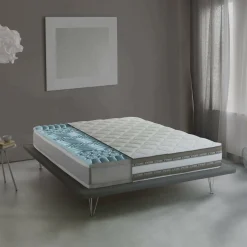 Materasso qualità elevata 1/2 piazza 140x200 in Memory Foam sfoderabile - Amos