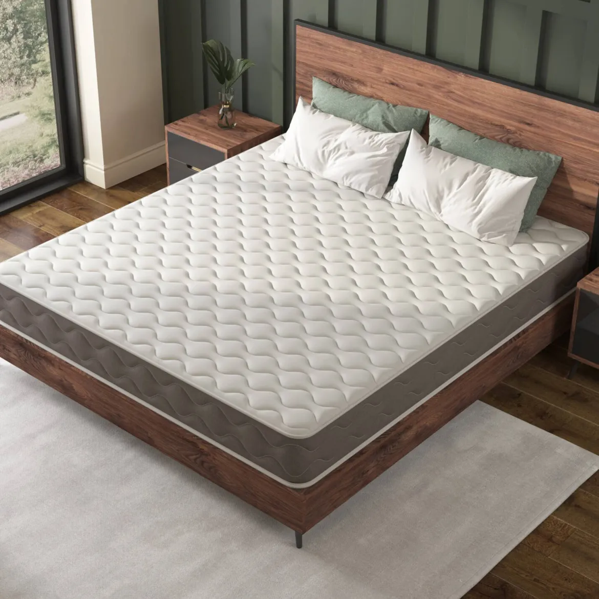 Materasso rilassamento notturno alla francese 140x200 in Memory Foam - Allik