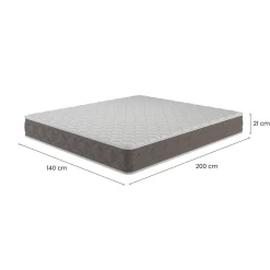 Materasso rilassamento notturno alla francese 140x200 in Memory Foam - Allik