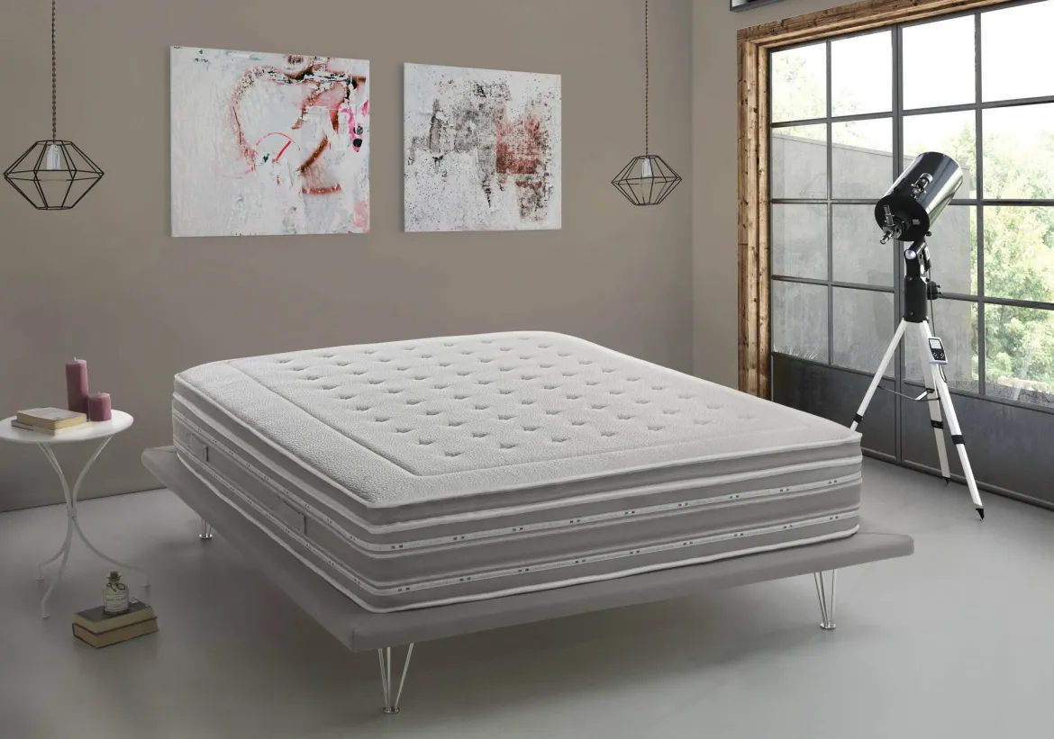 Materasso rivestimento morbido singolo 80x190 in Memory Foam sfoderabile - Agliana