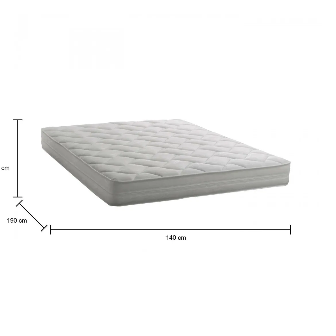 Materasso sistema di comfort francese 140x190 in WaterFoam sfoderabile - Anguilla