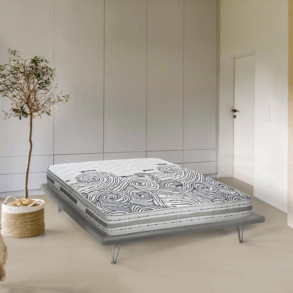 Materasso sostegno durevole singolo 80x190 in Memory Foam sfoderabile - Agnone