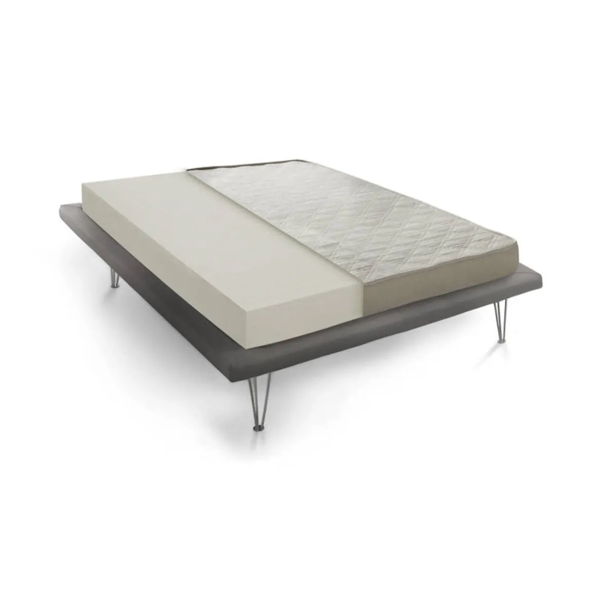 Materasso stabile piazza e mezza 120x190 in Memory Foam sfoderabile - Any