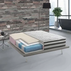 Materasso stabilizzante singolo 80x190 in Memory Foam sfoderabile - Charles