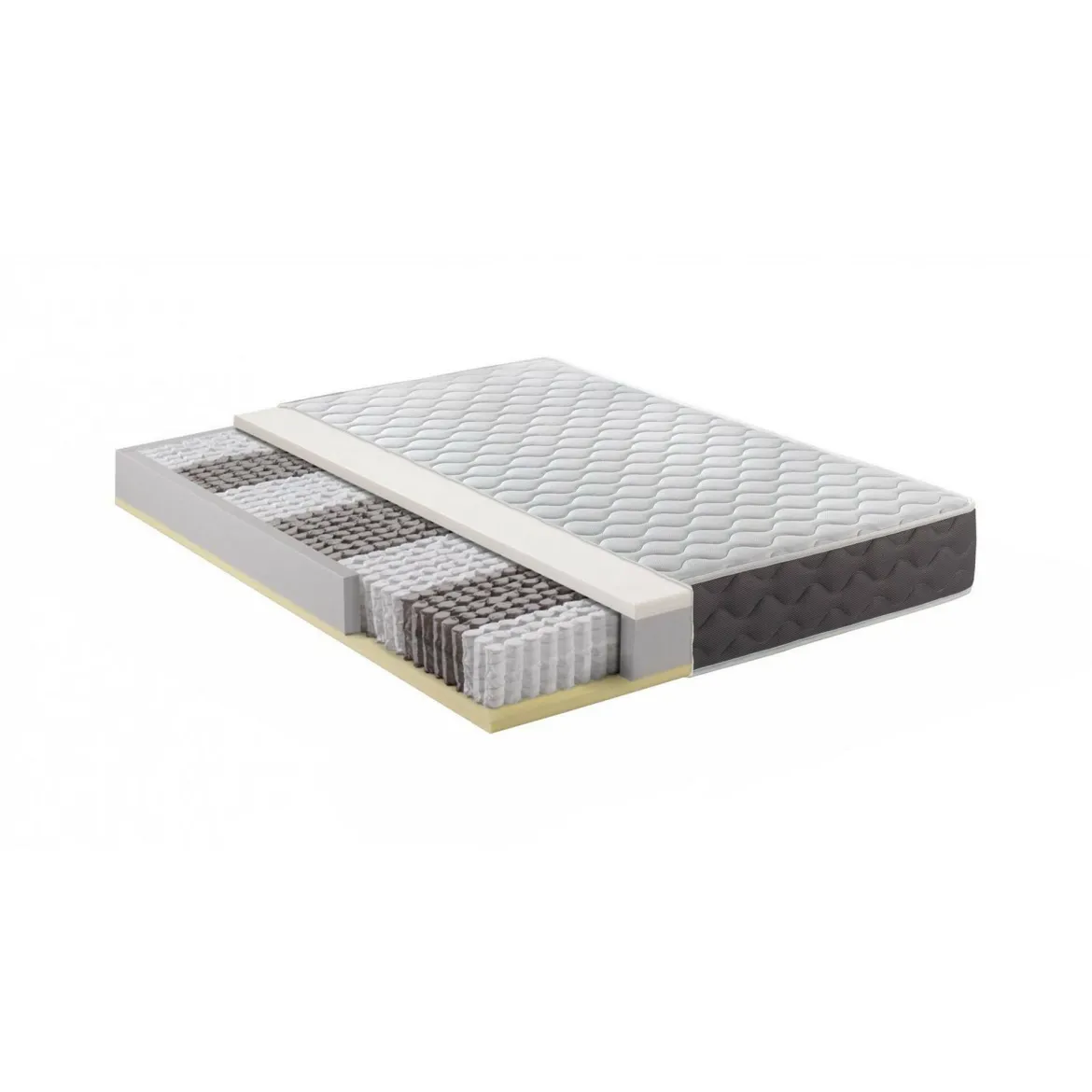 Materasso struttura moderna matrimoniale 180x200 in Memory Foam - Alfer
