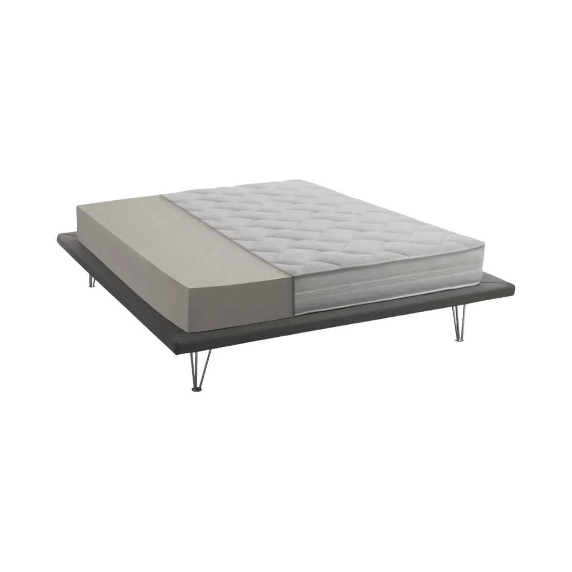 Materasso superficie uniforme singolo 80x190 in WaterFoam sfoderabile - Author