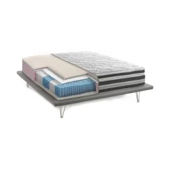 Materasso tecnologia anallergica matrimoniale 160x200 in Memory Foam sfoderabile - Amistad