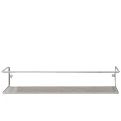 Mensola Argento un Ripiano 7x7x33h cm, - Casone