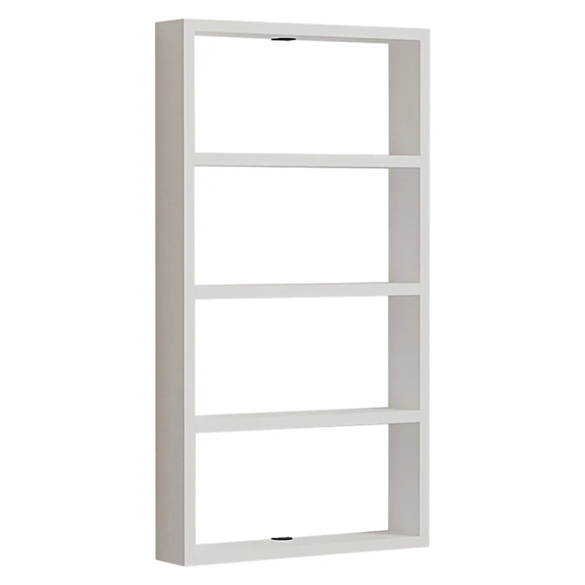 Mensola Bianco 4 Ripiani 43x9x80h cm, - Cervasca