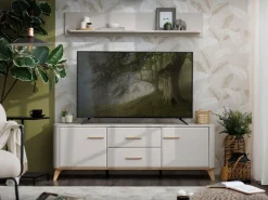 Mensola Bianco un Ripiano 60x15x15h cm, - Cavargna