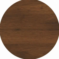 Mensola Marrone Noce un Ripiano Sfumatura Colore Struttura Noce 136x13x15h cm, - Nuxis