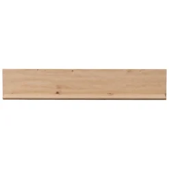 Mensola Marrone Rovere Nodi un Ripiano Sfumatura Colore Struttura Rovere Nodi 138x20x24h cm, - Rasun