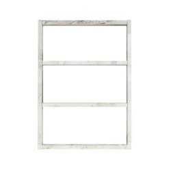 Mensola parete 9x43cm grigio e bianca - Bulbul