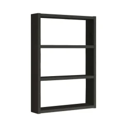 Mensola parete 9x43cm nera - Krosa