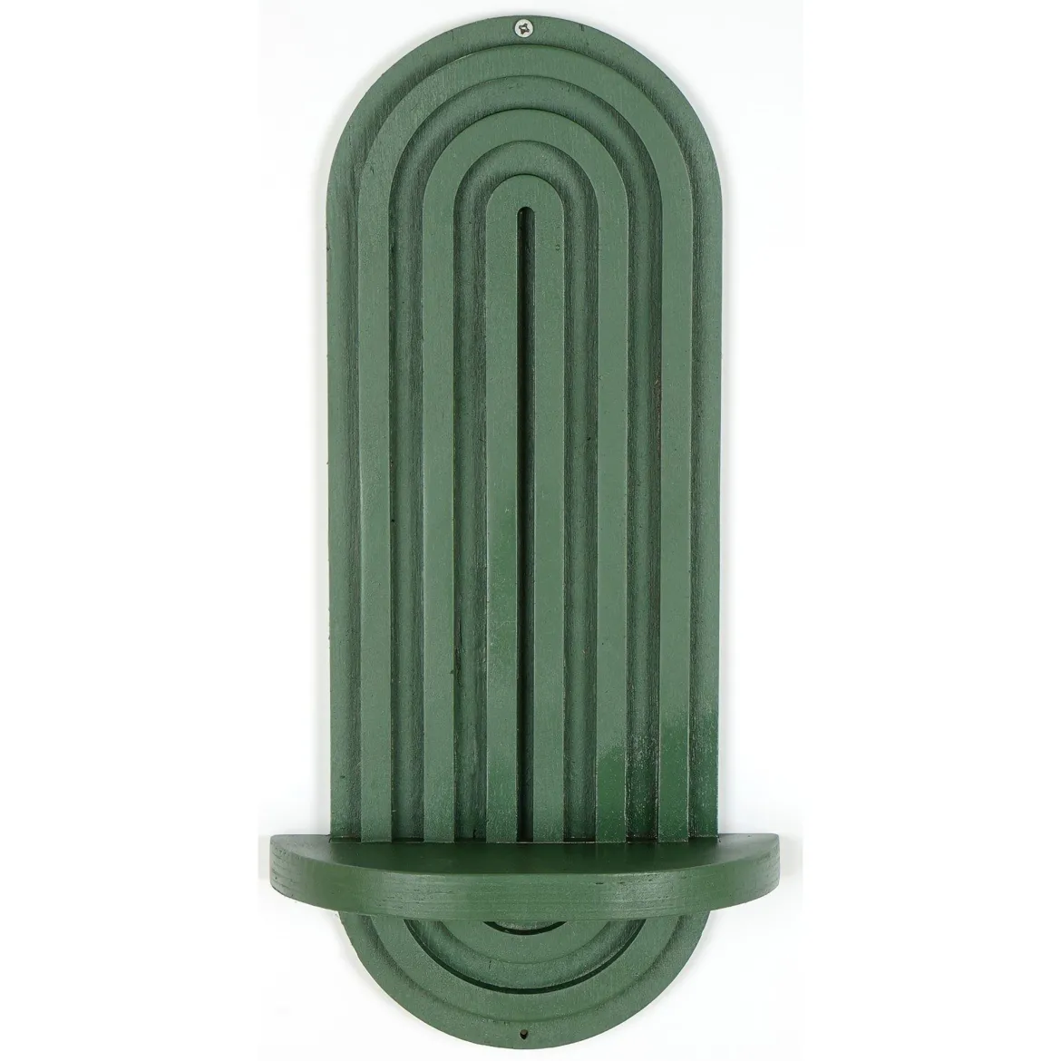 Mensola Verde un Ripiano 20x9x40h cm, - Pernumia