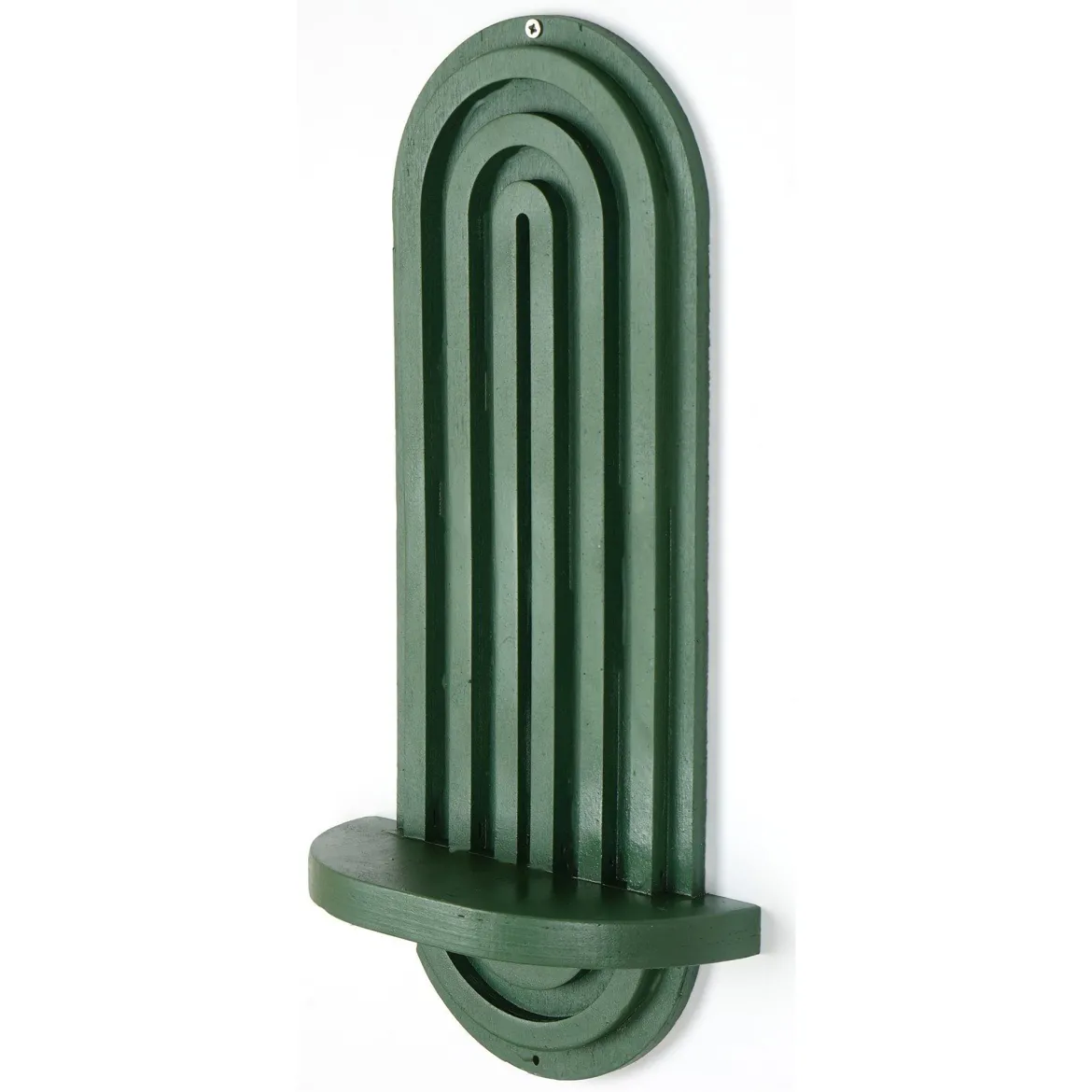 Mensola Verde un Ripiano 20x9x40h cm, - Pernumia
