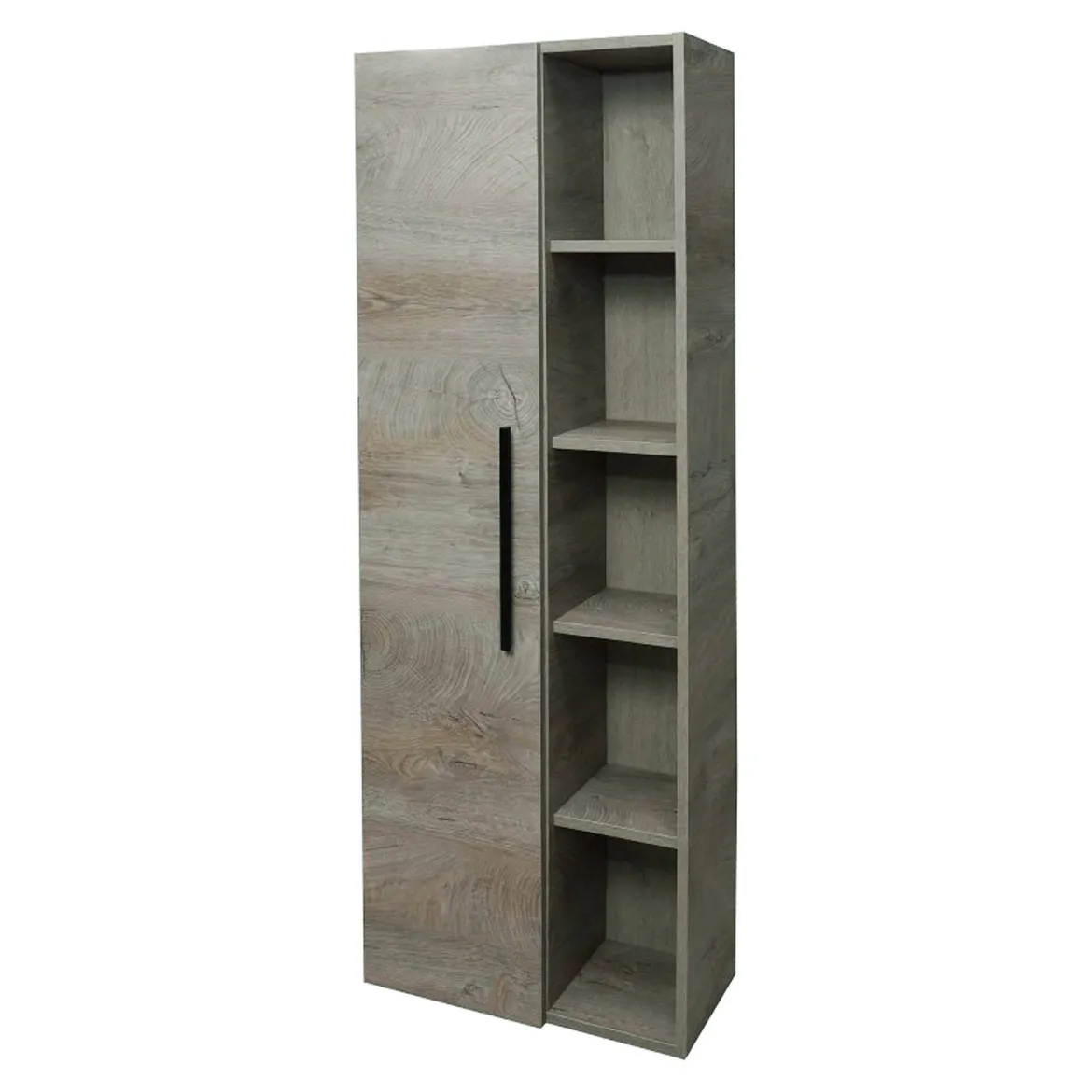 Mobile colonna bagno sospeso 51x135h cm rovere - Achisa