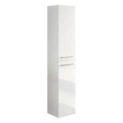 Mobile colonna sospesa 2 ante 30x150h cm bianco lucido - Notte