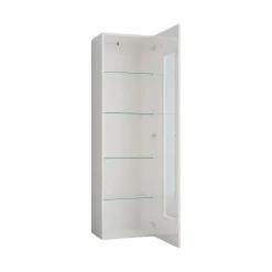 Mobile colonna vetrina 45x34x162h cm bianco lucido - Adatka